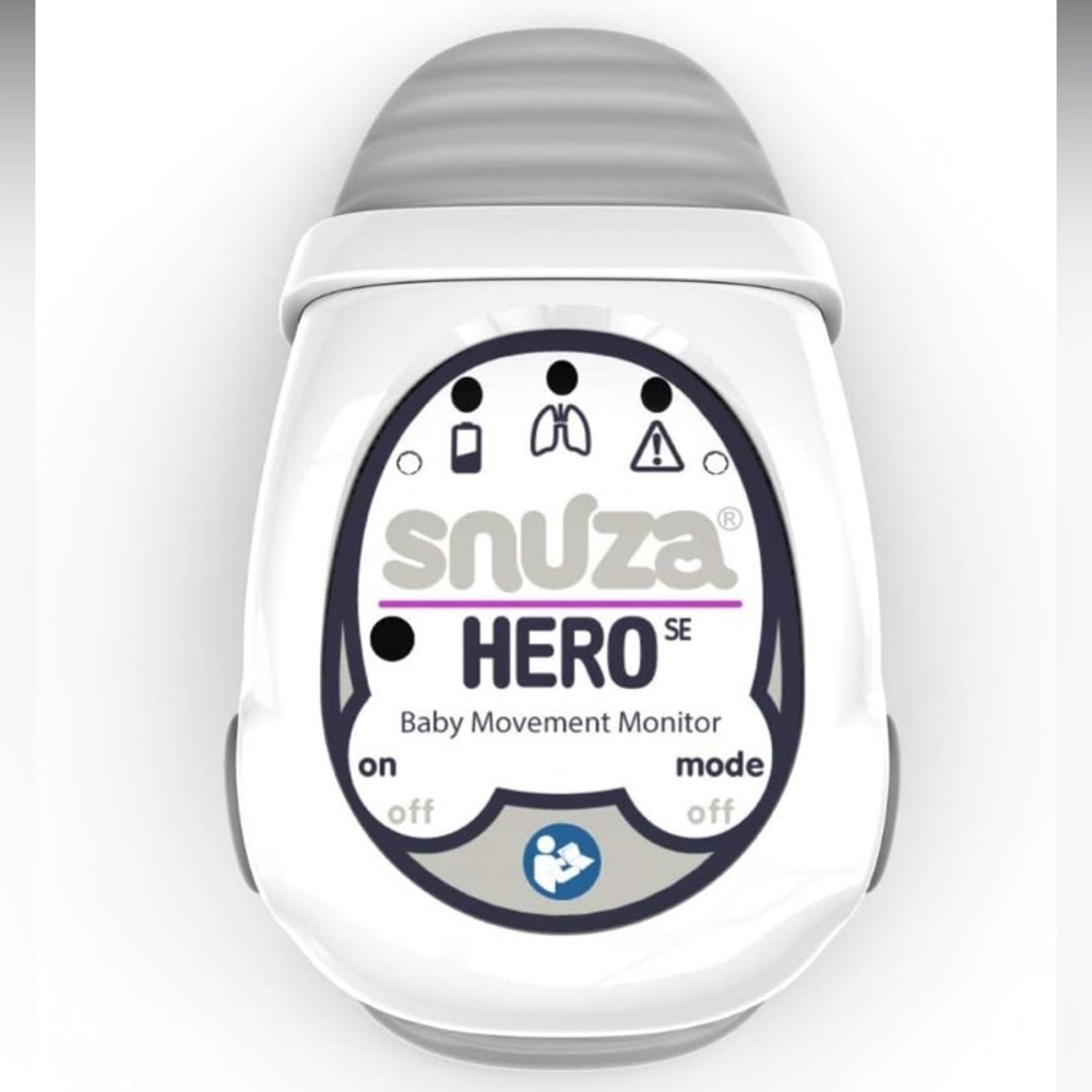 Snuza Hero SE Baby Movement Monitor - White and Gray